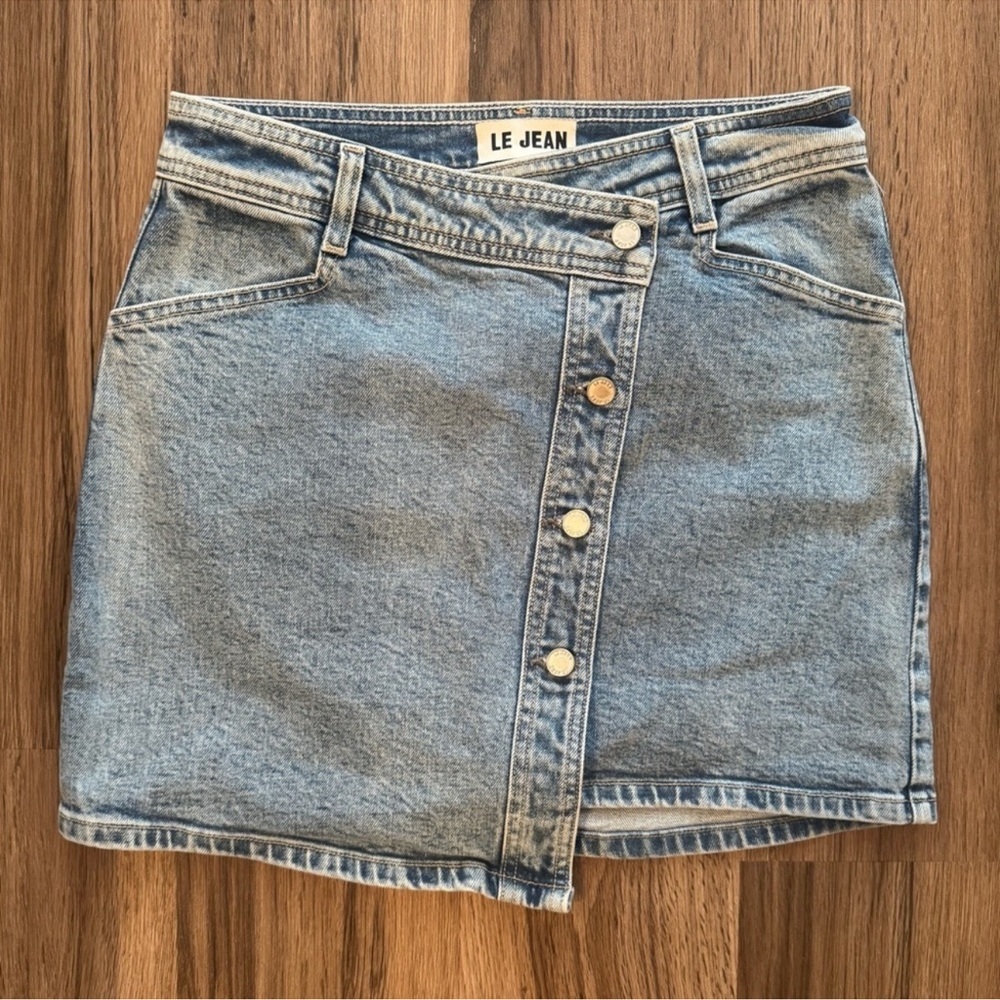 LE JEAN By Charlie Gay Alexis Mini Skirt Size 26 - Picture 4 of 9